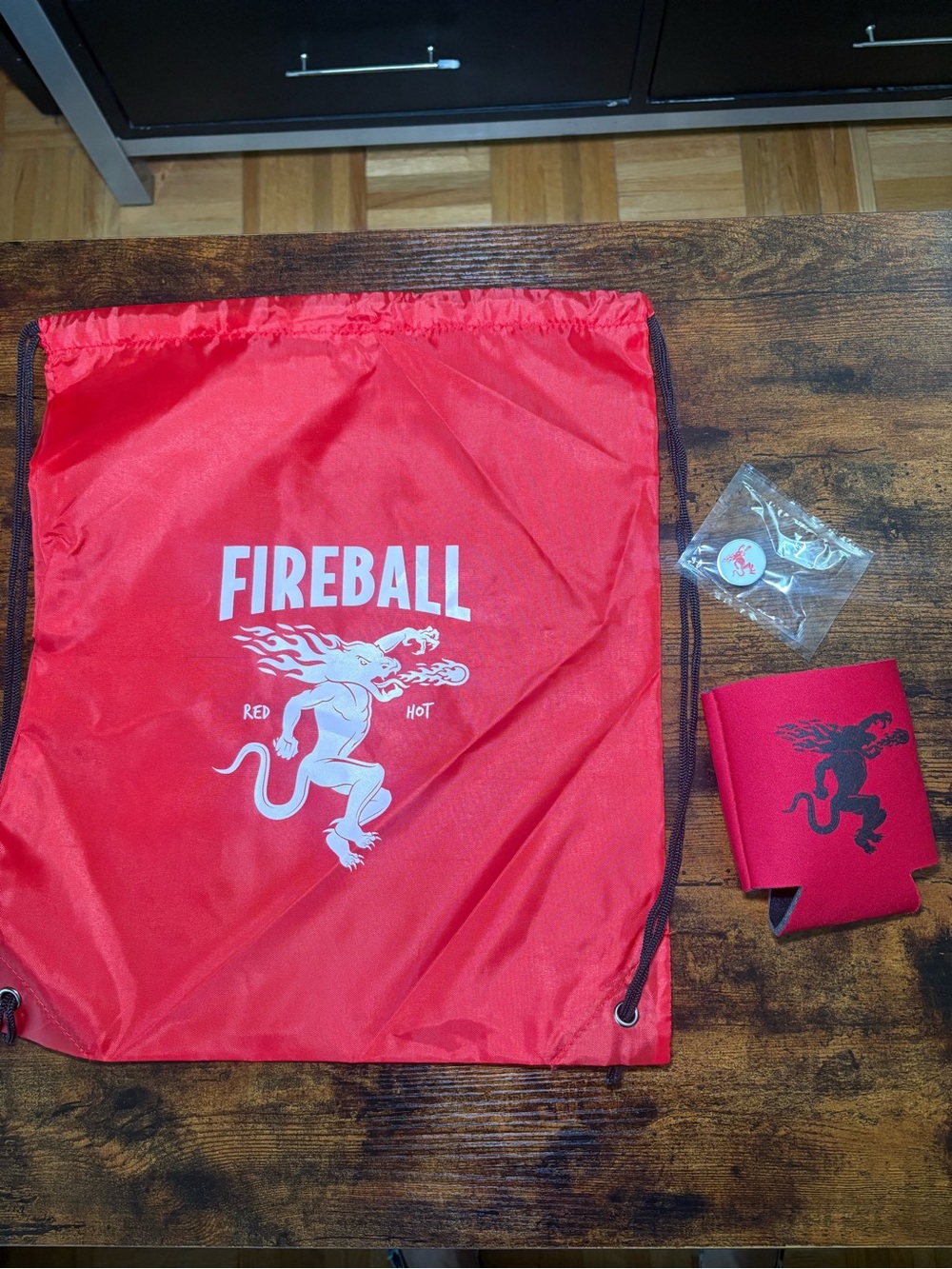 Fireball Whiskey promotional merchandise bundle 🔥🐉